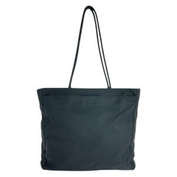 Prada Tessuto triangular logo plate black nylon shoulder bag - Picture 10 of 10